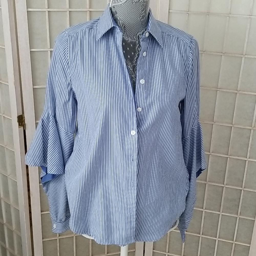 Bcbg Striped Button Down - image 2